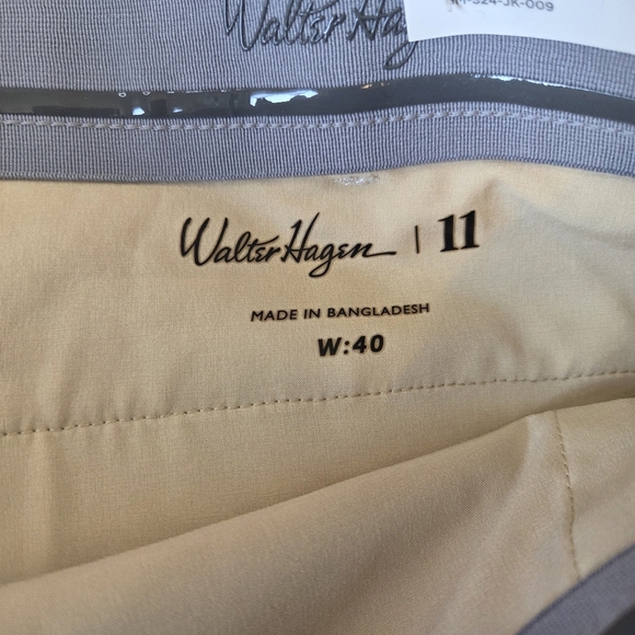 Men's Walter Hagen Clubhouse Khaki Linen Shorts Size 40 Golf Outdoor Active - Picture 4 of 9